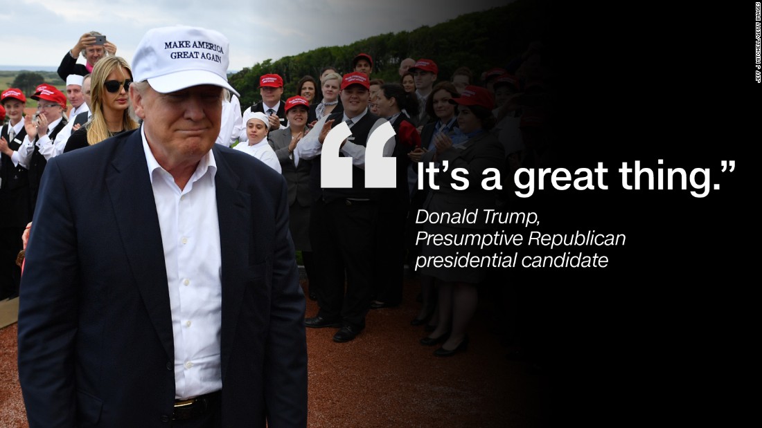 Quote graphic Donald Trump