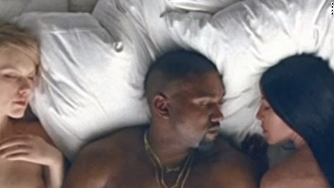 Kanye West Premieres Famous Music Video With Naked Celebrity Look Alikes CNN