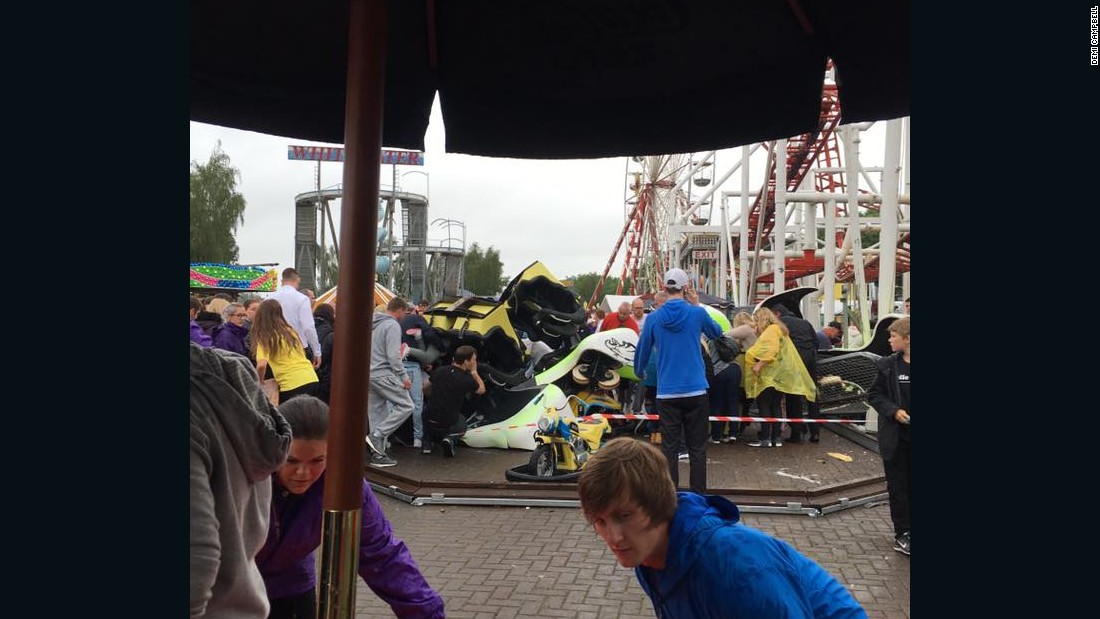 10 injured after roller coaster derails at theme park in Scotland