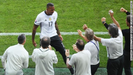 Jerome Boateng scored the first international goal of his career.
