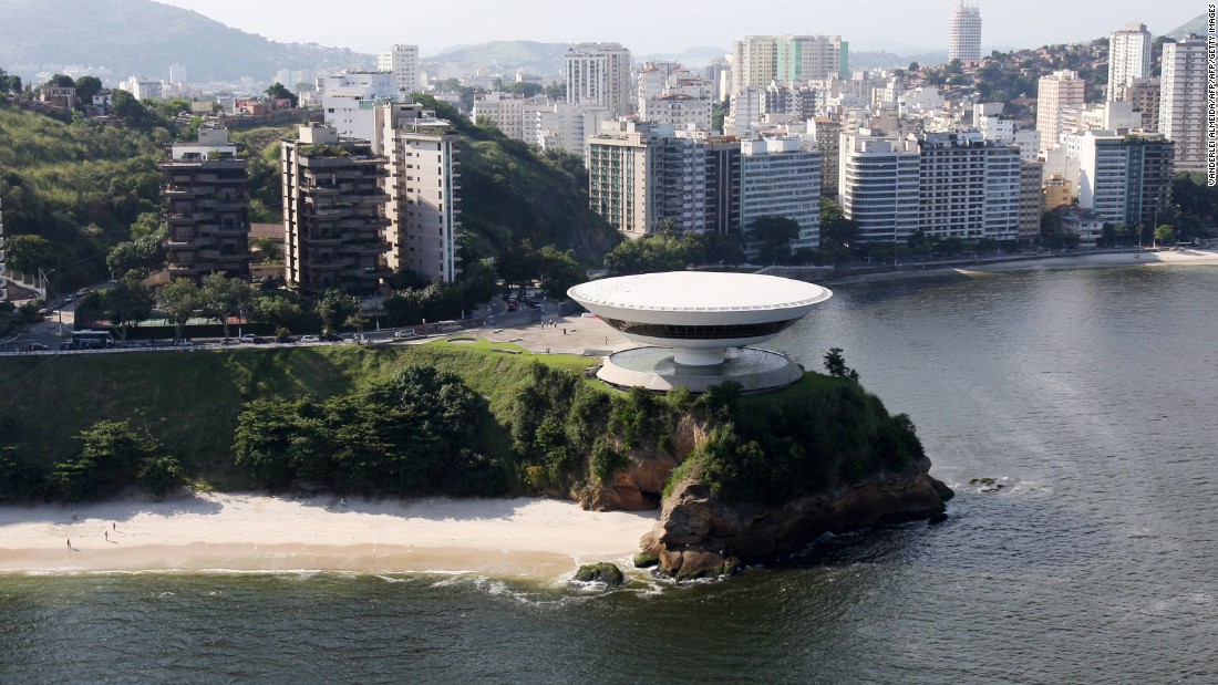 The late Oscar Niemeyer, one of the world&#39;s great architects, was born in Rio. His Museum of Contemporary Art (center) is one of Rio state&#39;s best-known landmarks, lying across the bay from the city center.    &lt;br /&gt;
