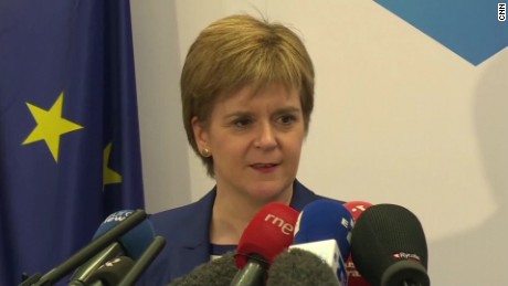 Brexit: Scottish First Minister visits Brussels