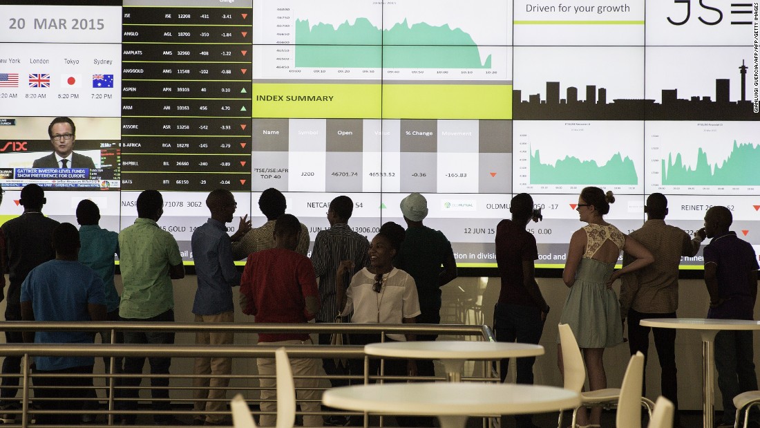 South Africa has close financial ties with the UK, with many companies listed on both the London and Johannesburg stock exchanges, making them vulnerable to turbulence in Britain. 