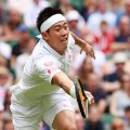 Wimbledon day four Kei Nishikori