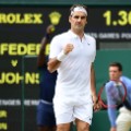 Roger Federer; Wimbledon; 7th day 4th of July