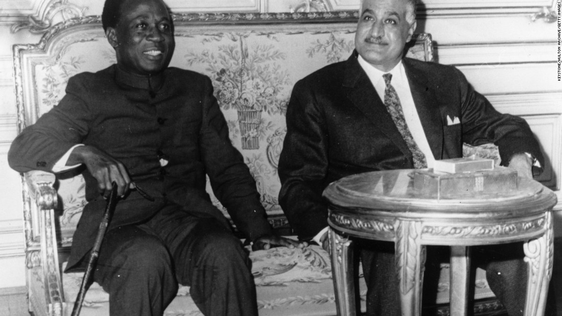 The move represents a step towards a continental integration and the historic vision of &#39;Pan-Africanism&#39; espoused by post-independence leaders such as Ghana&#39;s first president Kwame Nkrumah (left) and Egypt&#39;s second president Gamal Abdel Nasser (right).