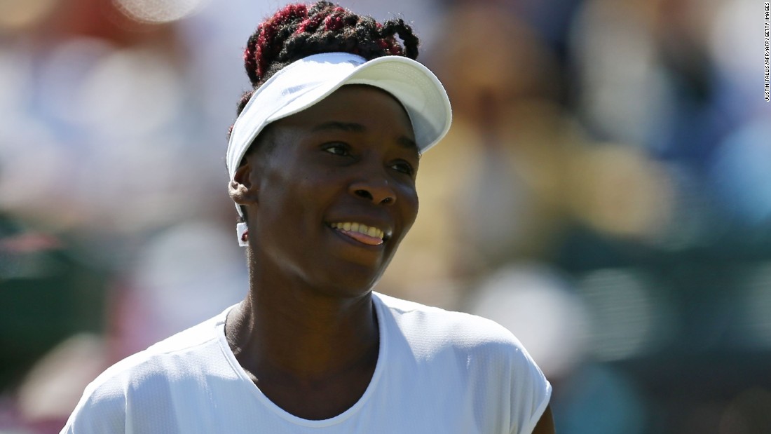 It is five-time champion Williams&#39; first Wimbledon semifinal since 2009, when she last met younger sister Serena in a grand slam singles title match.  