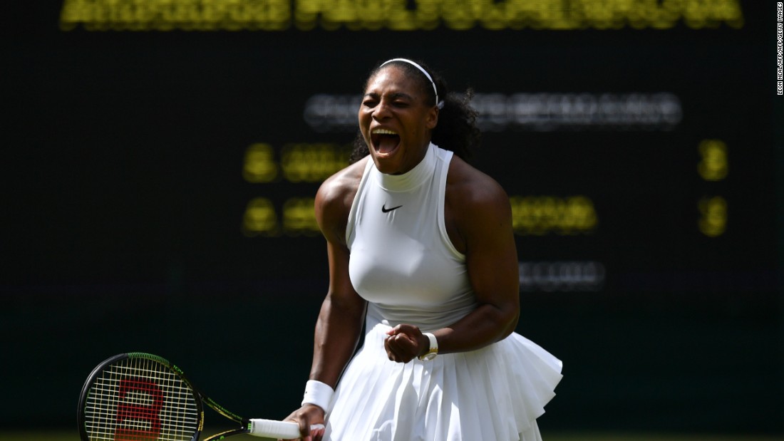 Defending champion Serena Williams beat  Anastasia Pavlyuchenkova 6-4 6-4 in her quarterfinal.