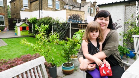 &quot;I want to live in a Britain that&#39;s forward-thinking and welcoming,&quot; said  Angelina Leatherbarrow, pictured with daughter Gwen.