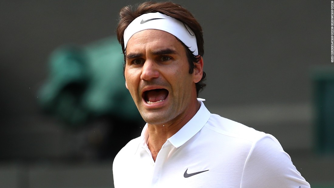 But Federer didn&#39;t buckle against the 2014 U.S. Open champion, saving multiple match points in the fourth set before a dominant performance in the decider sent him through to the Wimbledon semifinals for the 11th time. 