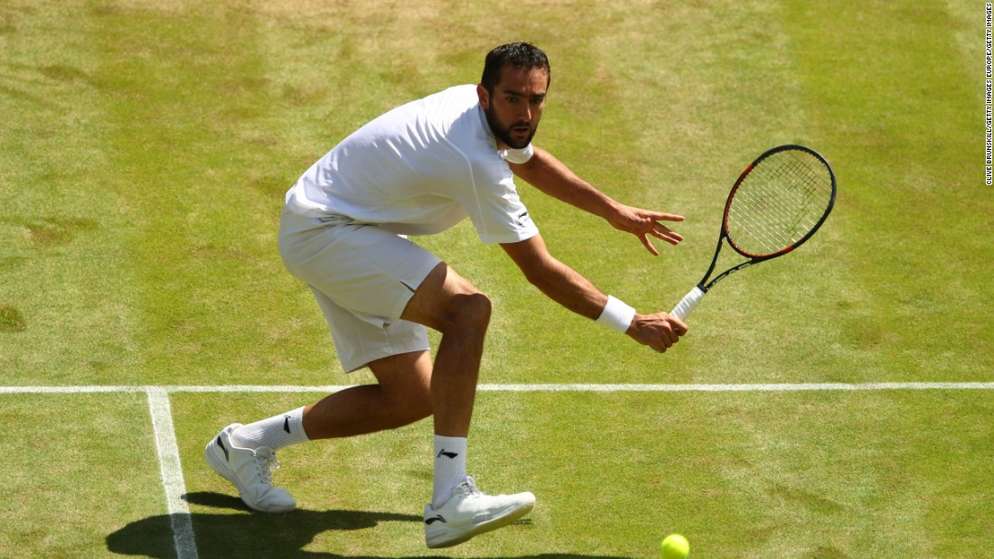 Big-serving world No.13 Cilic looked strong, hitting a number of impressive winners.   