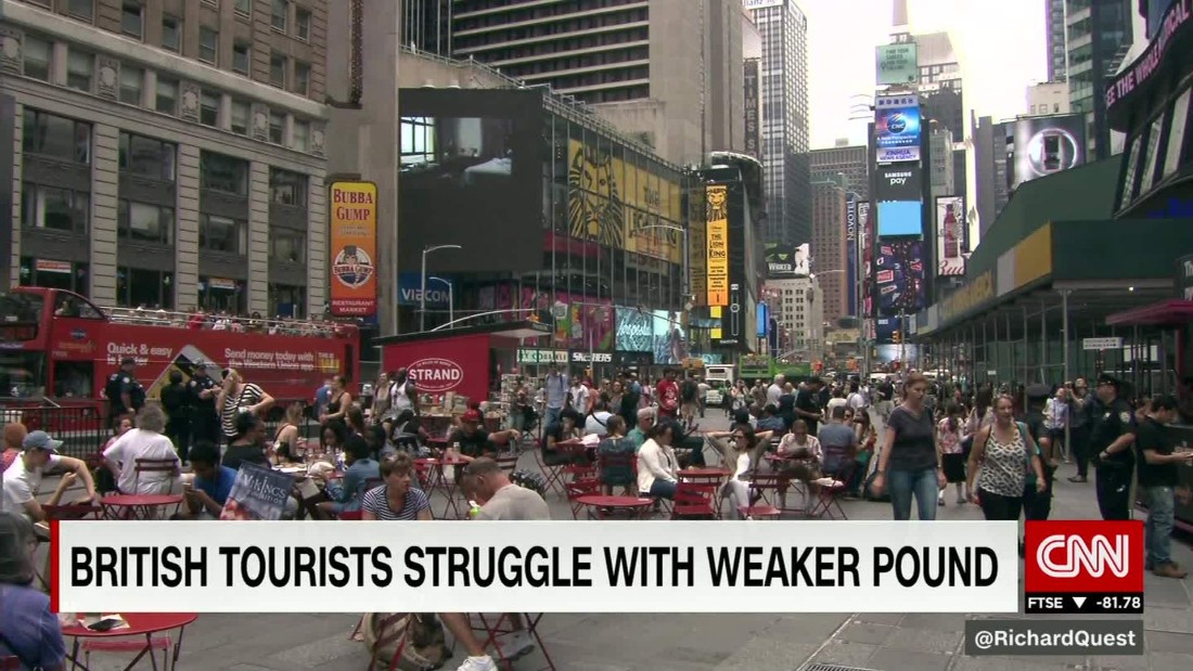 British Tourists Struggle With Weaker Pound Cnn Video 