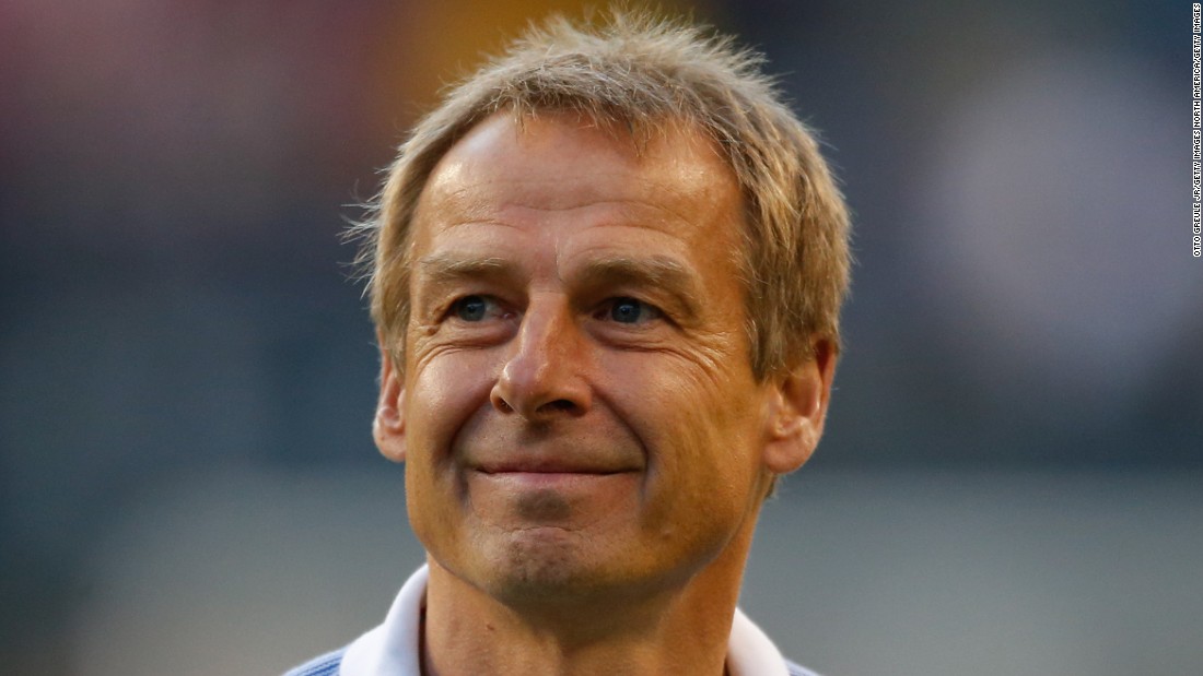 The German was all smiles after leading the U.S. to the semifinals of the 2016 Copa America on home soil, before losing to Argentina.