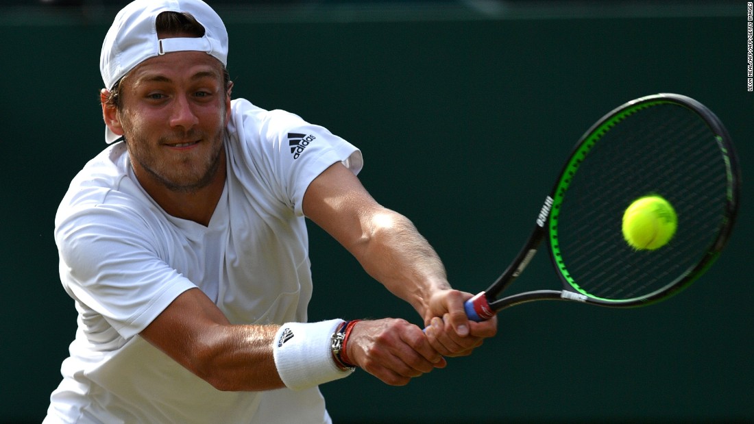 The Czech won in straight sets against France&#39;s world No. 30 Lucas Pouille. Before this tournament, the 22-year-old had never been past the second round at a grand slam in nine attempts.