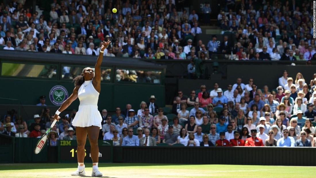 Reigning champion Serena Williams proved far too strong for world No. 50 Elena Vesnina, requiring just 48 minutes on court to triumph 6-2 6-0 in Thursday&#39;s opening women&#39;s semifinal.