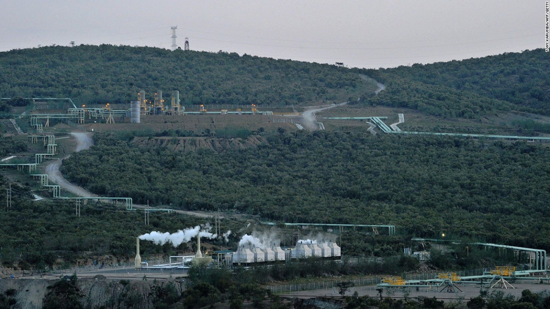 Several renewable power plants are operating in the geothermal fields of Olkaria, Kenya, harvesting the power of underground geothermal energy.&lt;br /&gt;The site is located on the floor of the Kenyan Rift Valley, near the shores of Lake Naivasha some 120 kilometers north-east of the capital, Nairobi.
