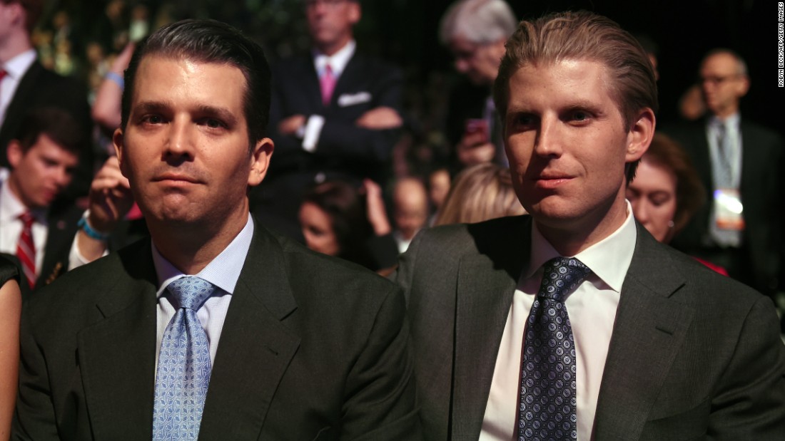 Eldest Trump Sons Jet To Dubai For Lavish Wedding Cnnpolitics