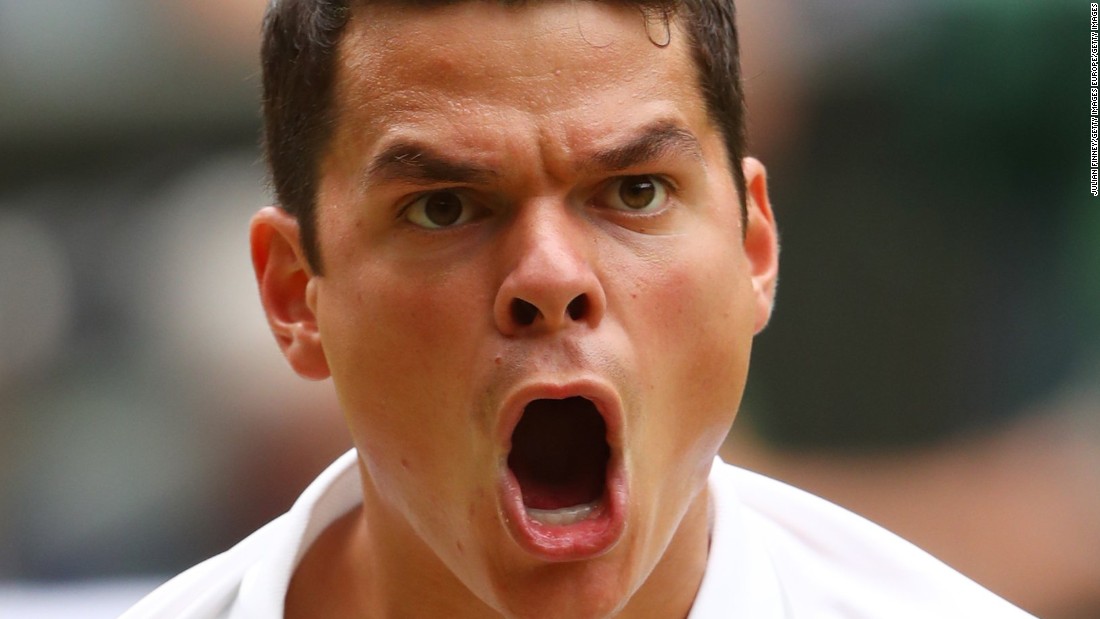 However, coached by all-time great John McEnroe, Raonic matched Federer every step of the way. With McEnroe predicting his protege can win the tournament, no wonder the world No. 7 looked happy. 