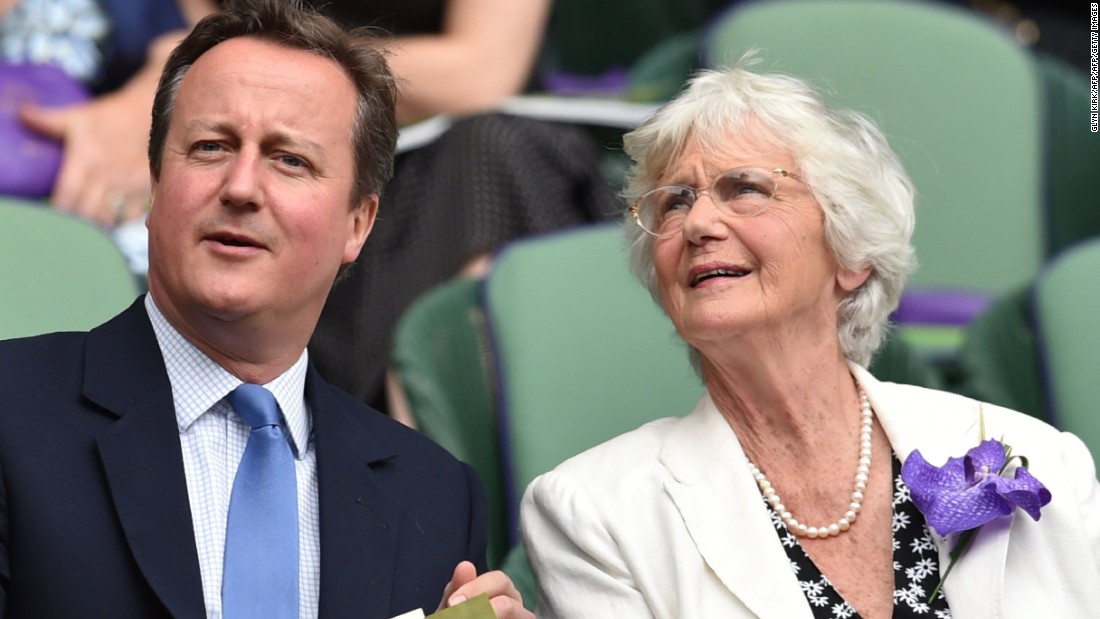 British Prime Minister David Cameron took his mother Mary to see if Murray could secure a second Wimbledon title.&lt;br /&gt;