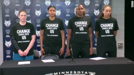 WNBA players speak out on Black Lives Matter T-shirts