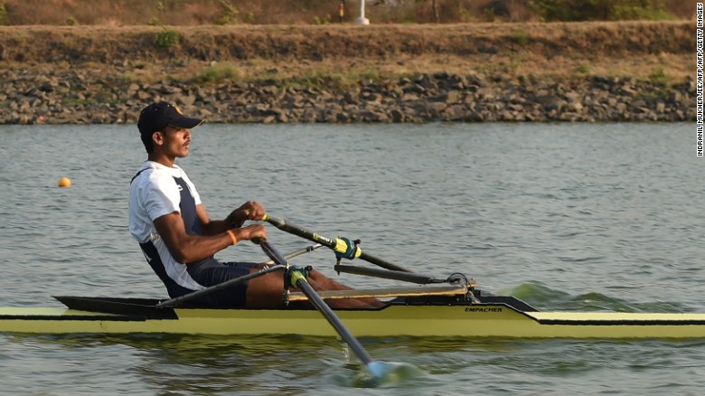 India&#39;s Dattu Bhokanal rowing for the gold in Rio