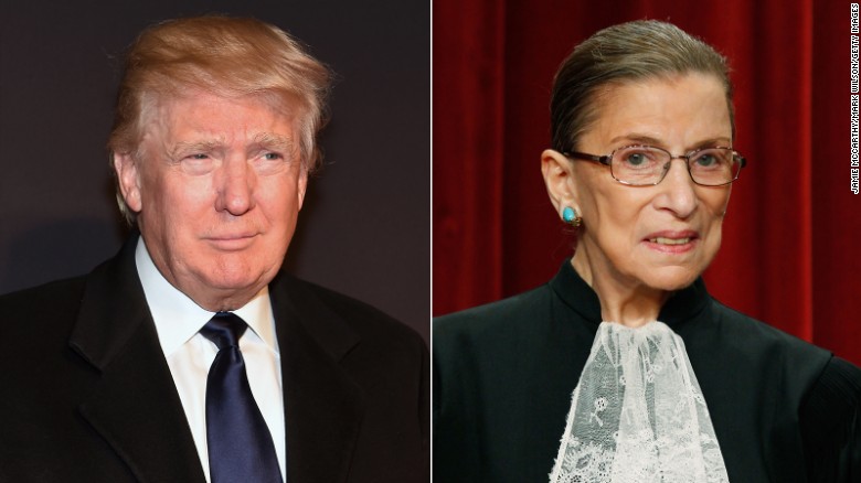 Trump falsely claims Ginsburg's final wish is a hoax
