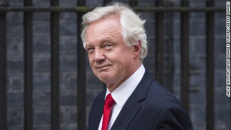 Conservative MP David Davis says Brexit should begin by early next year.