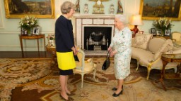 160713180109 02 theresa may queen elizabeth 0713 hp video 'Her Majesty was the example' for female leaders says former prime minister Theresa May
