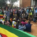 Zimbabwe protests crowd 