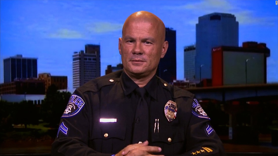 Officer Tommy Norman speaks with CNN's Brooke Baldwin about the relati...