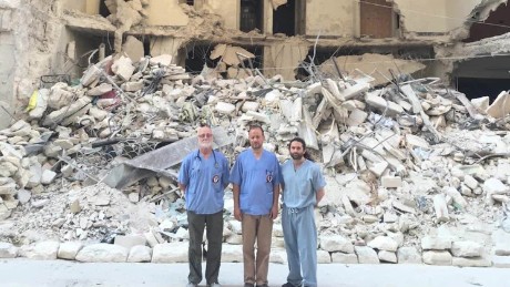 Doctors risk their lives to help war victims in Aleppo