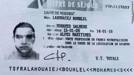 Mohamed Lahouiej Bouhlel ID Card