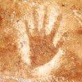 african rock art Algeria - Sable and Handprint