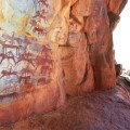 african rock art Mauritania - Battle cave