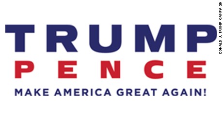 Trump-Pence unveils modified logo - CNNPolitics