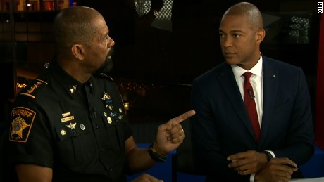 Sheriff and Don Lemon get heated over police shootings