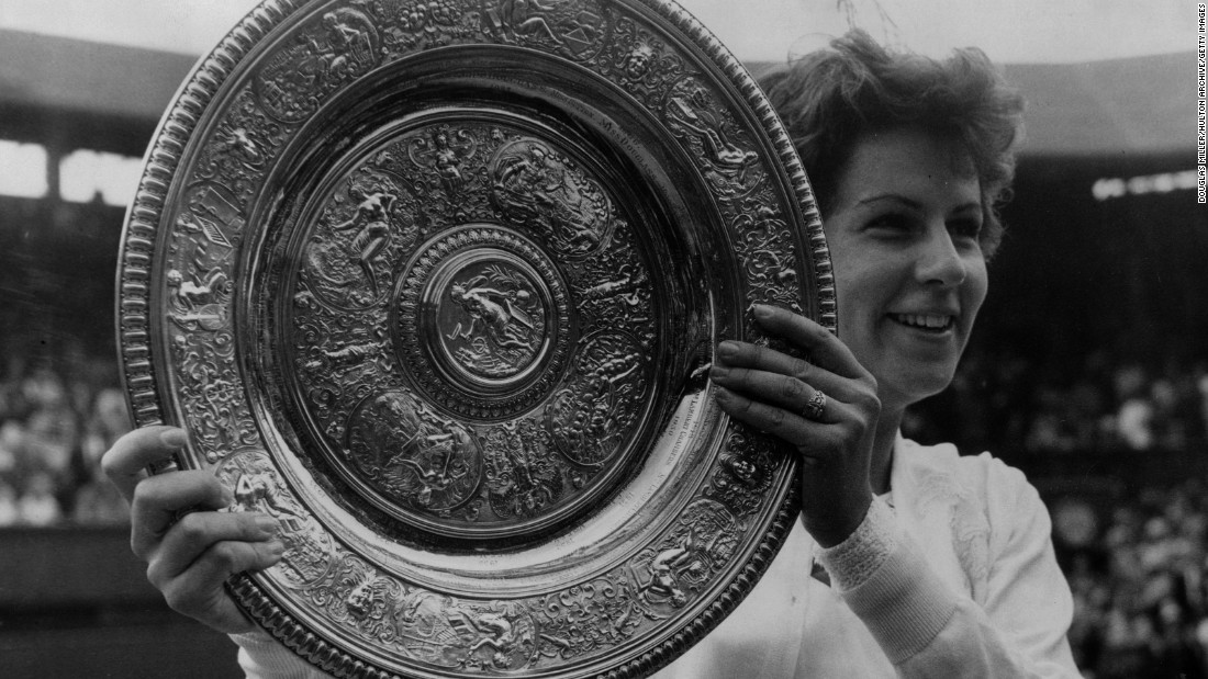 Brazilian &lt;a href=&quot;http://edition.cnn.com/2016/07/20/tennis/rio-2016-maria-bueno-princess-diana/index.html&quot;&gt;Bueno won three Wimbledon singles &lt;/a&gt;title during an illustrious career. She won seven grand slam single titles in all, as well as 11 doubles titles and one mixed doubles crown.