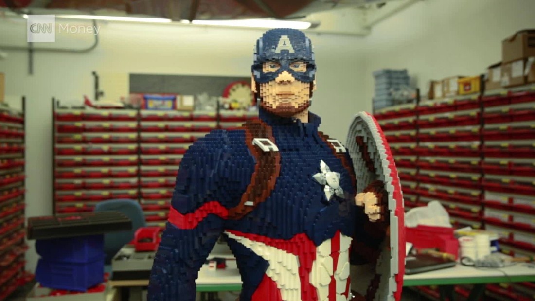 lego comic con captain america