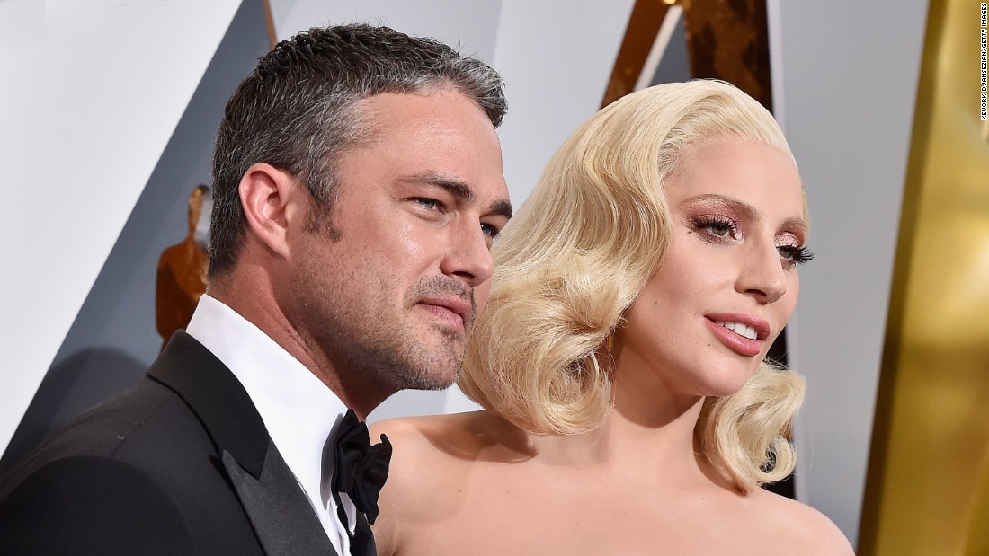 Lady Gaga said on July 20, 2016, that she and fiance Taylor Kinney were taking a break. The singer and the actor got engaged on Valentine&#39;s Day 2015. 