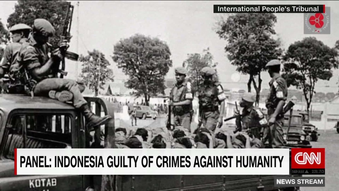 Tribunal: Indonesia Guilty Of Crimes Against Humanity - CNN Video