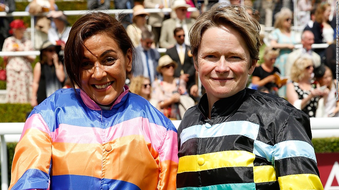 TalkTalk CEO Dido Harding (right) finished second in 2015 and has ridden in all but one staging of the Magnolia Cup. Harvey Nichols group marketing and creative director Shadi Halliwell (left) made her debut last year. 