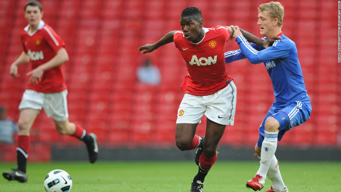 Pogba joined the youth ranks at United, where he began to earn a reputation as one of the club&#39;s most promising players.