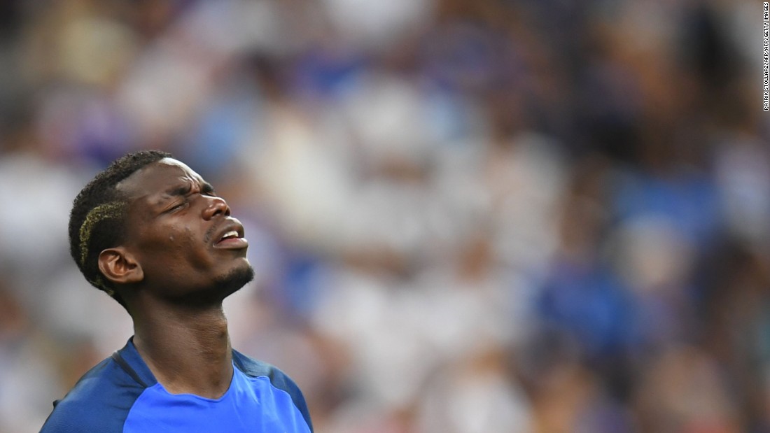 He helped France reach the final of Euro 2016, but was unable to lead his team to victory on home turf.  Eder&#39;s extra-time strike won it for Portugal, leaving Pogba and his teammates heartbroken, but a move to Manchester soon beckoned. 