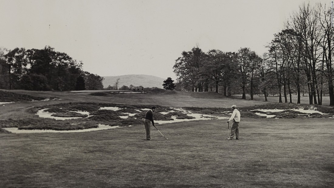 The club reopened in 1922 with two layouts -- the Lower and Upper Courses, both of which have staged major tournaments. Pictured is the &quot;Great Hazard&quot; designed by course architect A. W. Tillinghast for the Lower&#39;s 17th fairway. 