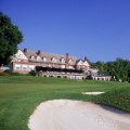 Baltusrol Golf Club 18th hole clubhouse