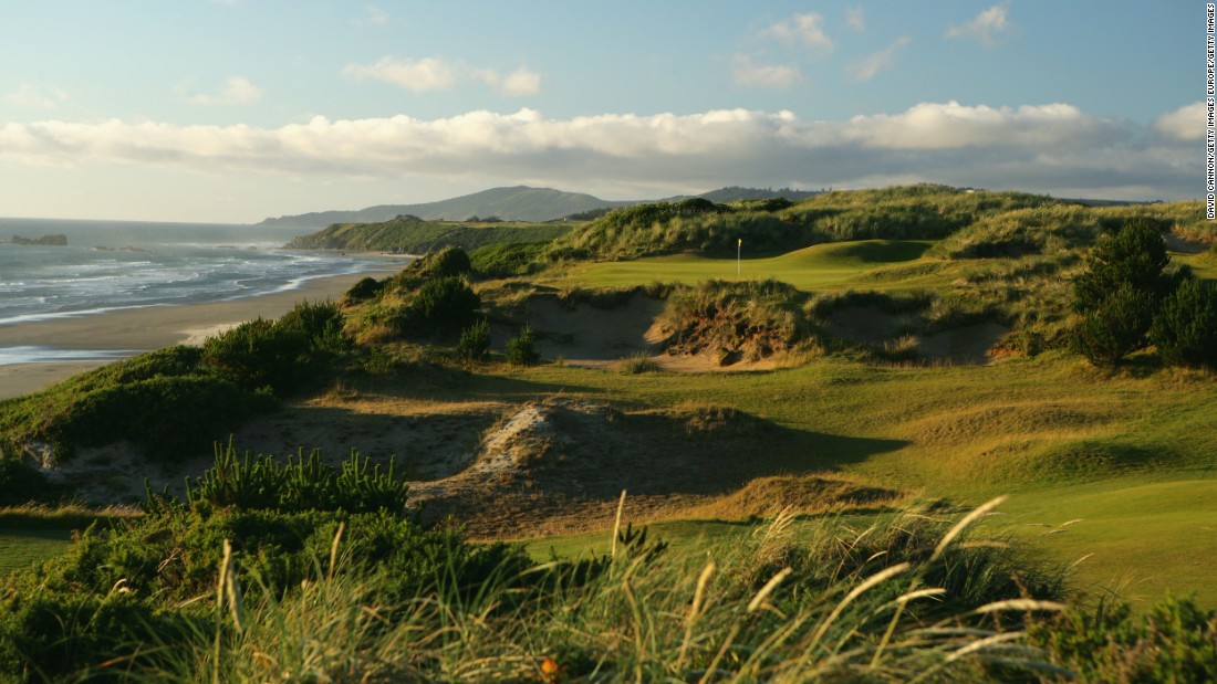 One of these is Pacific Dunes in Oregon. The U.S. course disturbs as little of the natural landscape as possible -- Doak uses it to his advantage to shape the holes.