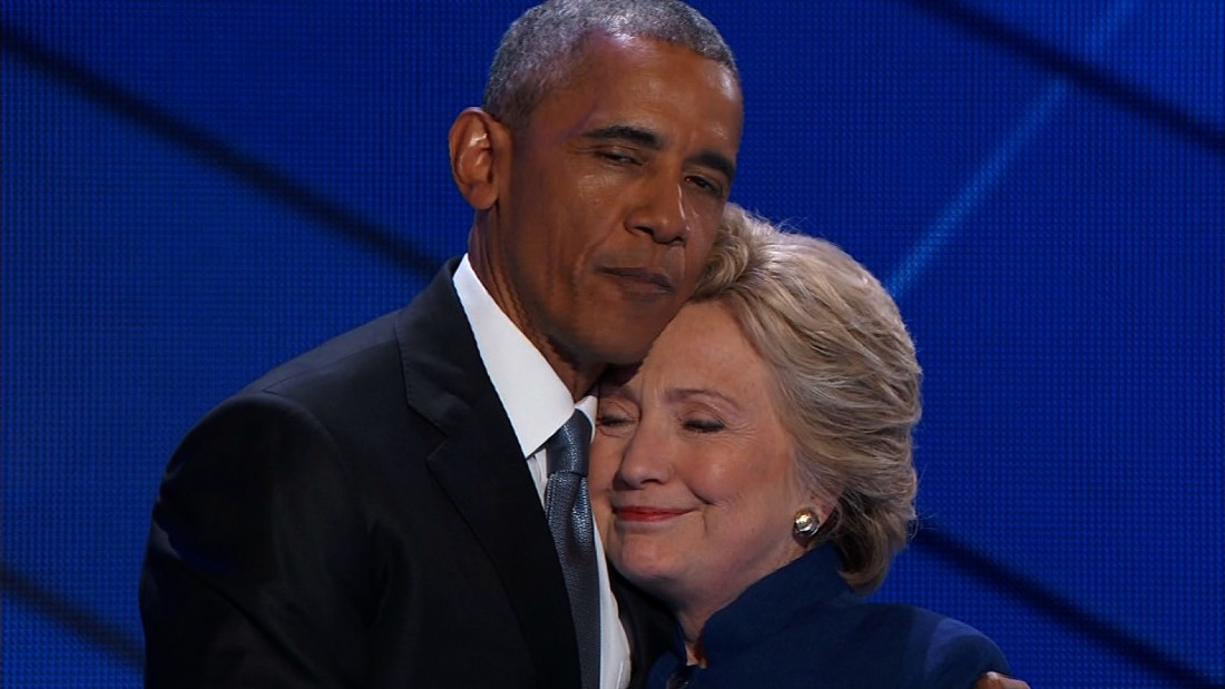 Obama Hugs Clinton Cnnpolitics 8718