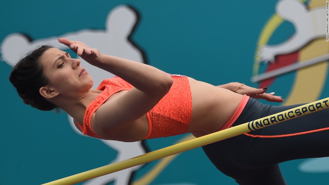 Mariya Kuchina also competed at Moscow&#39;s Znamensky Brothers stadium. She won high jump gold at the 2015 World Championships in Beijing.