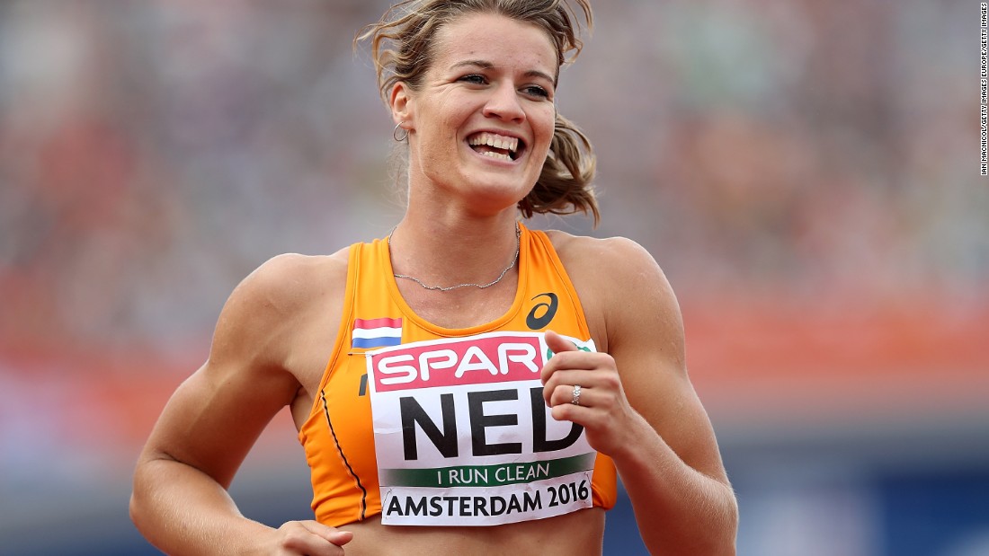 Schippers started out playing tennis before switching to track and field.