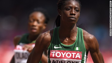 Nigeria&#39;s Tosin Adeloye has been disqualified after testing positive for a banned substance. 